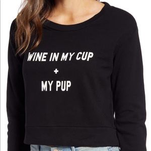 Wild fox Cropped Sweatshirt